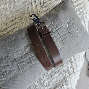 GAP Brown Leather Men's Belt, Size 28